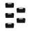 5Pièces Étui Microphone Portable Plastique Et Coton Noir Usage Musical 10