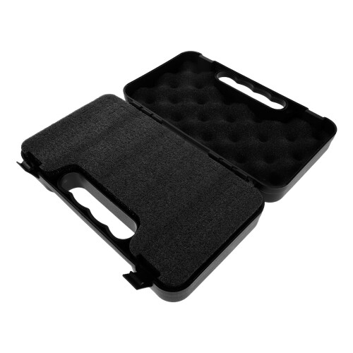 5Pièces Étui Microphone Portable Plastique Et Coton Noir Usage Musical 2