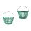 2Pièces Seau De Golf Vert Portable Pour Stockage 10