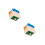 2Ensembles Jouets En Bois Multicolores Coordination Main-Œil Enfant 5
