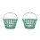 2Pièces Seau De Golf Vert Portable Pour Stockage 7