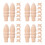 80Pièces Poignées Mini Bois Khaki Pour Remplacement Meubles Miniatures 6