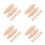 80Pièces Poignées Mini Bois Khaki Pour Remplacement Meubles Miniatures 4
