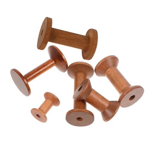 12Pièces Distributeurs À Fil En Bois Vintage Pour 2