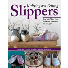 Knitting and Felting Slippers by Karoline Hoffmeister Paperback Book
