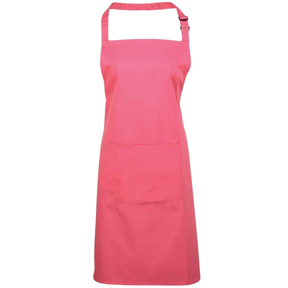 Premier (One Size, Fuchsia) Unisex Adult Colours Pocket Full Apron
