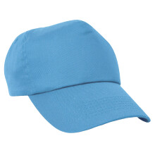 (One Size, Sky Blue) Result Unisex Childrens/Kids Plain Basebll Cap (Pack of 2)