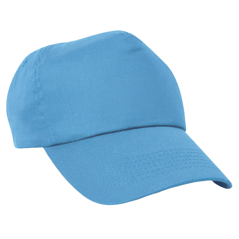 Result (One Size, Sky Blue) Unisex Childrens/Kids Plain Basebll Cap (Pack Of 2)