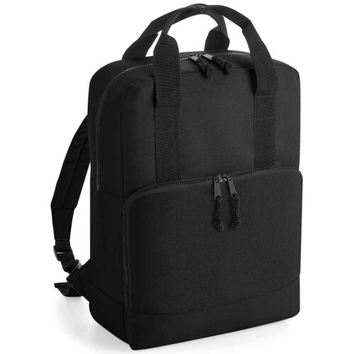BagBase (One Size, Black) Bagbase Cooler Recycled Backpack
