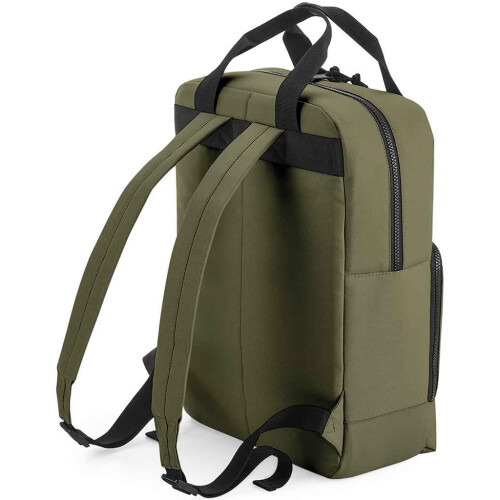 BagBase (One Size, Military Green) Bagbase Cooler Recycled Backpack 1