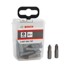 Bosch Phillips Head Screwdriver Bit (Pack of 25)