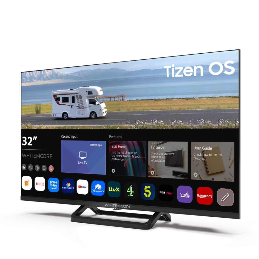 Whitemoore 32" 12V/24V Smart Tv Freeview Play Caravan, Truck & Boat Tv 6940017327124