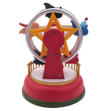 Xmas Gloeiende Muziek Carrousel Reuzenrad Kerstcadeaus Kerstavondcadeaus Kerstornamenten Woondecoratie Geschenken B