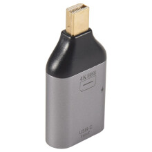 Adaptateur USB C Type-C Femelle Vers Adaptateur Mâle DP MiniDP Compatible  VidéO HD 4K à 60 Hz (Interface Compatible  DP)