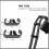 Universal Computer Water Cooler Tube Pipe COMB Arrange Fixed Buckle Clip PC DIY Accessory  Clips Black 5