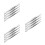 12Pcs Durable Stamp Tweezers Stainless Steel for Precise Use 8