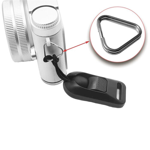 10pcs Camera Triangle Split Ring Camera Strap Hook Belt Lug Ring for Lanyard Keychain Shoulder Strap Accessories
