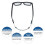 2Pcs Adjustable Eyeglass Strap for //Meta Gen 2 Accessories, Eyewear String Holder for Meta  Glasses 3