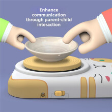 Electric Pottery Clay Machine for Kids DIY Handcraft Making Tool Soft Clay Material Primary School Educational Toy