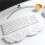 Keyboard Wrist Rest Angel Wing Memory Foam Mouse Pad Set Wrist Support Ergonomic Non-Slip for Computer Laptop Easy Type 5