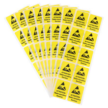 500Stk Haftstarke Sicherheitssticker Antistatische Warnschilder