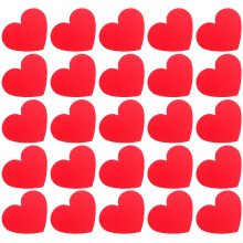 120Stk Rote Papierformen Valentinstag Karten Basteln Wanddeko