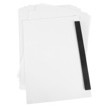 2Stk Blanko Comics Buch Papier Weiß A4 Mit 3- Und Lineal Zeichnen