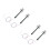4Stk Bahnsteiglampen Grün Metall ABS Für DIY 4