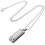 4Stk Mini Harmonica Halskette Metall Silber Schmuck Für Kinder 3