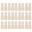 30Pièces Petites Figurines En Bois Brut Pour 1