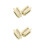 4Stk Goldenes Multispitzer Tool Für Präzises Augenbrauen Makeup 9