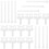 60Sets Versatile White Plastic Vertical Blind Repair Kit for Home Use 3