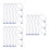 3Pcs Dark Blue Durable Plastic Loop Strings for Clothes Hang Tags 9