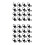 200Pcs Black Iron Picture Hanging Hardware Triangle Rings for Frames 4
