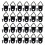 200Pcs Black Iron Picture Hanging Hardware Triangle Rings for Frames 1