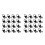 200Pcs Black Iron Picture Hanging Hardware Triangle Rings for Frames 7