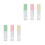 6Pcs Assorted Color Lip Gloss Tubes Refillable Plastic Storage Bottles 5