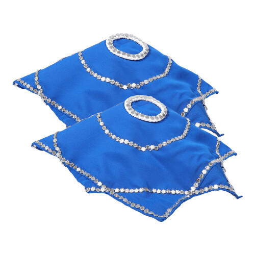 5Paare Himmelsblaue Octagonal Tanzschals Für 2