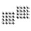 200Pcs Black Iron Picture Hanging Hardware Triangle Rings for Frames 6