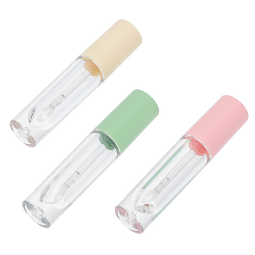 6Pcs Assorted Color Lip Gloss Tubes Refillable Plastic Storage Bottles 1