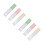 6Pcs Assorted Color Lip Gloss Tubes Refillable Plastic Storage Bottles 6