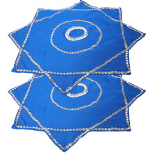 5Paare Himmelsblaue Octagonal Tanzschals Für