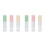 6Pcs Assorted Color Lip Gloss Tubes Refillable Plastic Storage Bottles 10