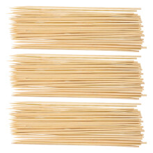 450Stk Einweg Bambusspieße Beige - Robust Für Bbq & Fingerfood