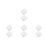8Pcs White Music Box Mechanism Set for DIY Plush Toys with Pull String 8