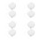 8Pcs White Music Box Mechanism Set for DIY Plush Toys with Pull String 4