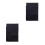 2Stk Selbstklebende Thekenmatte Schwarz Flockingstoff Schutz Und 8
