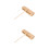 2Stk Rhythmusblock Holz Mit Schlägel Leicht Für Kinder 5