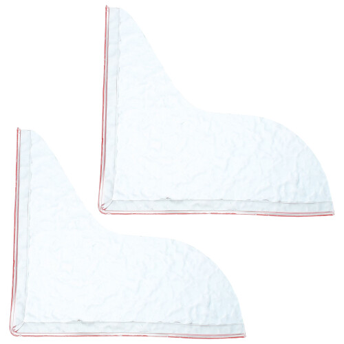 4Paare Bad Spritzschutz Eckenschutz Selbstklebend Grün Duschwand 1