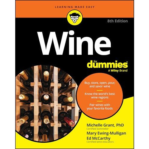Wine For Dummies by Ed McCarthy Paperback Book